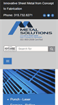 Mobile Screenshot of metalsolutionsinc.com